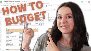 Easy Budget Tutorial 2022  Budgeting Spreadsheet Walkthrough [upl. by Khalsa957]