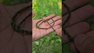 Stinging Nettle Cordage  Survival Tips survival outdoors nature survivaltips [upl. by Washington]