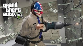 ROBBING BANKS amp CRACKING SAFES GTA 5 Mods [upl. by Einama914]