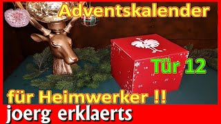 🌲Tür 12 Engelbert Strauss Adventskalender Unboxing Weihnachtskalender Heimwerker Tutorial No 293 [upl. by Stearn]