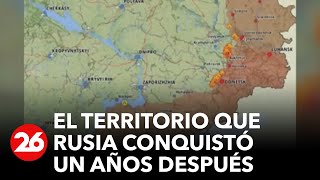 GUERRA RUSIAUCRANIA  El territorio que conquistó Rusia a más de un año de la guerra en Ucrania [upl. by Jonis118]