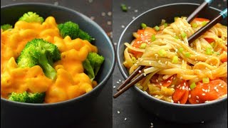 3 Vegan Meals Under 50 Cents Budget College Meals [upl. by Lajes]