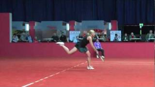 Michaella Krajicek vs Beatriz GarciaVidagany service game  Porsche Tennis Grand Prix 2011 [upl. by Jerroll]