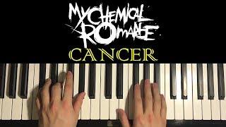 My Chemical Romance  Cancer Piano Tutorial Lesson [upl. by Tigges]