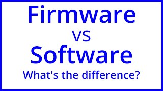 Firmware vs Software What is the Difference [upl. by Willette]