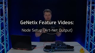 GeNetix Feature Videos Node Setup ArtNet Node Setup [upl. by Ursel]