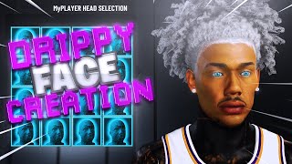 NEW BEST DRIPPY FACE CREATION TUTORIAL IN NBA 2K22 LOOK LIKE A DRIBBLE GOD [upl. by Inoek]