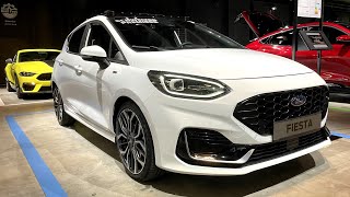 New Ford Fiesta STLine Vignale 2022 Facelift  Visual Review Exterior Interior amp Infotainment [upl. by Aicnarf]