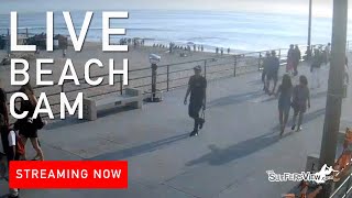 Live Surf Cam Huntington Beach California [upl. by Nonnad]