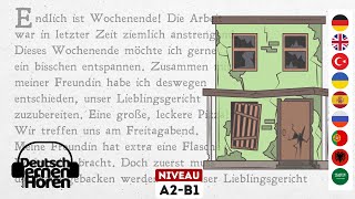 676 Deutsch lernen mit Geschichten  Deutsch lernen durch Hören  A2B1  Learn German with stories [upl. by Aneloc]