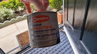 Owatrol Polytrol Colour Restorer  car trim restoration [upl. by Rainah981]