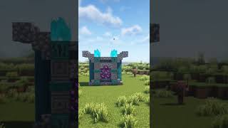 MINECRAFT NETHER PORTAL DESIGNminecraft [upl. by Andrew]