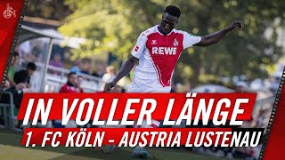 In VOLLER LÄNGE 1 FC Köln – Austria Lustenau  1 FC Köln [upl. by Mitman582]