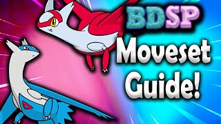 How to use LATIOS and LATIAS BDSP BEST Moveset Guide Pokemon Brilliant Diamond and Shining Pearl [upl. by Andrews]