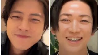 Tomohisa Yamashita x Kamenashi Kazuya Instagram Live PART 1 山下智久 instagramlive インスタライブ [upl. by Kam]