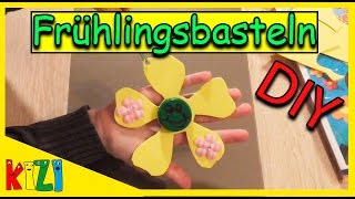  FRÜHLINGSDEKO selber basteln  Fensterdeko  BASTELIDEE DIY Einfach amp Schnell [upl. by Elicec436]