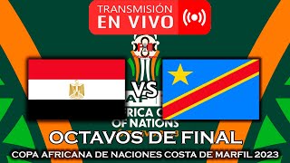 EGIPTO 🇪🇬 VS 🇨🇩 RD CONGO EN VIVO  COPA AFRICANA DE NACIONES 2023  FÚTBOL MAGNO [upl. by Marjie]