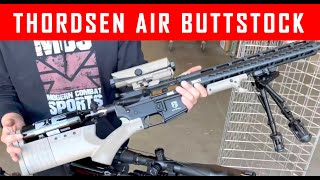 Thordsen Custom Air Tank Buttstock  For 468 Paintball Gun and T15 Paintball Gun MCS [upl. by Roosnam737]