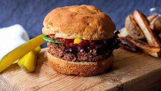 Easy Black Bean Burger Recipe  Gluten Free [upl. by Aneekan827]