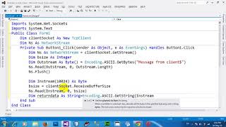 Multiple Threaded Client Socket in VB NET 2012 Part2End [upl. by Aplihs]
