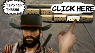 Red Dead Redemption 2 Dominoes All Threes Tips amp Strategies [upl. by Faxan555]