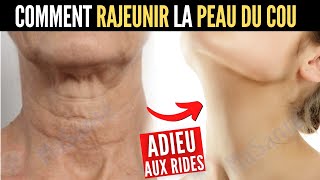 Relâchement de la Peau du Cou  Astuce pour un Cou Jeune et Ferme Adieu aux Rides et Double Menton [upl. by Callida]