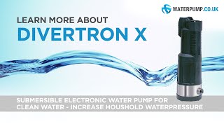 Divertron X  DAB Pumps  Waterpumpcouk [upl. by Atimad]