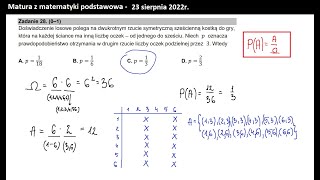 Zad 28 Rachunek prawdopodobieństwa [upl. by Helve]