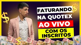 QUOTEX OPERAÇÕES AO VIVO AS 1900h [upl. by Aihsemot]