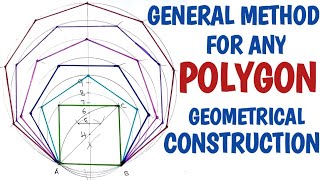 How to draw any polygon using general method Hindi [upl. by Angel634]