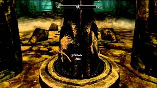 Skyrim Gameplay The WorldEaters Eyrie Quest Puzzle 1 Solved [upl. by Aynotak331]