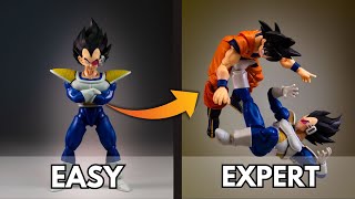 Posing Tips for SHFiguarts Vegeta Power Level 24000 [upl. by Hareema]