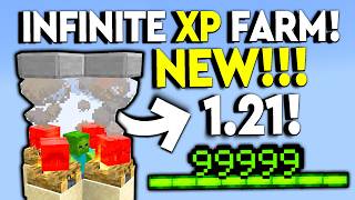 BEST 121 XP FARM Minecraft Tutorial  90 Levels In 30 Seconds [upl. by Nauwaj523]