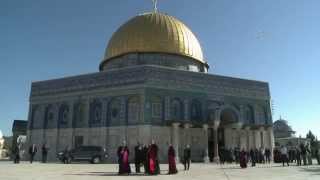 Papst besucht Tempelberg in Jerusalem  Pope visits the Dome of the Rock and Western Wall [upl. by Yffat342]