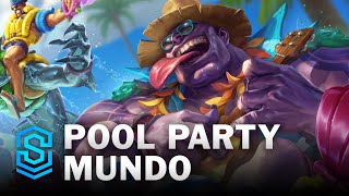 Pool Party Mundo Skin Spotlight  League of Legends [upl. by Dahraf]