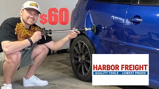 Harbor Freight Pneumatic Dent Puller Test  MK5 R32 [upl. by Nolyad]