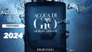 Nueva Acqua di Gio Profondo 2024 [upl. by Eninahpets281]