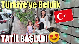 Tatil Başladı😍Tüm Aile Türkiyeye GELDİK🇹🇷 【İstanbul Bölüm 1】 [upl. by Shanley]