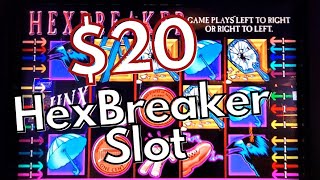 Playing 20 on HexBreaker Slot at Silverton Casino  Las Vegas [upl. by Wolk]