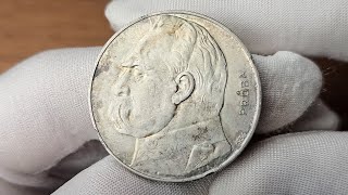 II RP PRÓBA srebro 10 złotych 1934 Piłsudski orzeł strzelecki  RZADKIE  Niemczyk Aukcja 44 [upl. by Ziul]