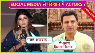 Samriddhii Shukla amp Sandeep Rajora React On Positive amp Negative Side Of Social Media  YRKKH [upl. by Ardnassela]