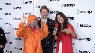 Billie Eilish and Finneas OConnell Interview 35th Annual ASCAP Pop Music Awards Red Carpet [upl. by Aivatnahs264]