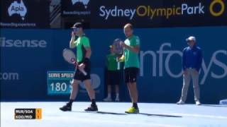 KoolhofMiddelkoop vs MurraySoares doubles final Sydney 2017 [upl. by Stalker215]