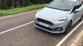 Pull away drive by in fiesta st mk8 with airtec induction kit [upl. by Minnaminnie]