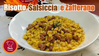 Risotto Salsiccia e Zafferano NOBILI SAPORI SUBENG [upl. by Eshelman]