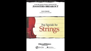 Zoosters Breakout from Madagascar arr Paul Lavender Orchestra  Score and Sound [upl. by Zetniuq547]