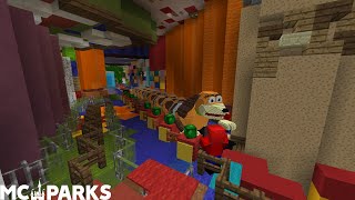 Slinky Dog Dash MCParks Minecraft Recreation [upl. by Idak937]