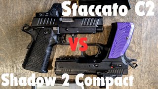 STACCATO C2 VS SHADOW 2 COMPACT guncommunity cz staccato Staccato2011 CZfirearmsOfficial [upl. by Nesila]