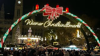 Vienna Christmas MarketWien Weihnachtsmarkt [upl. by Akeryt970]