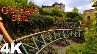 Gsengte Sau OnRide 4K POV  Erlebnispark Tripsdrill [upl. by Burrow]